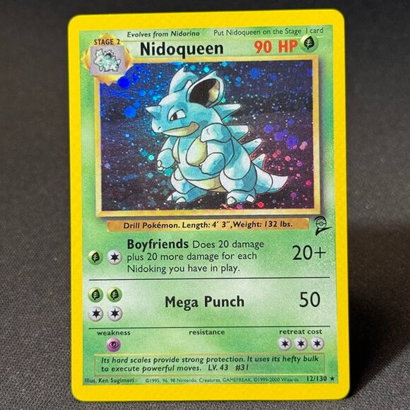 Nidoqueen Base Set 2 "Reprinted" - Picture 2 of 3